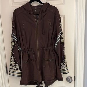 Free people embellished utility jackets